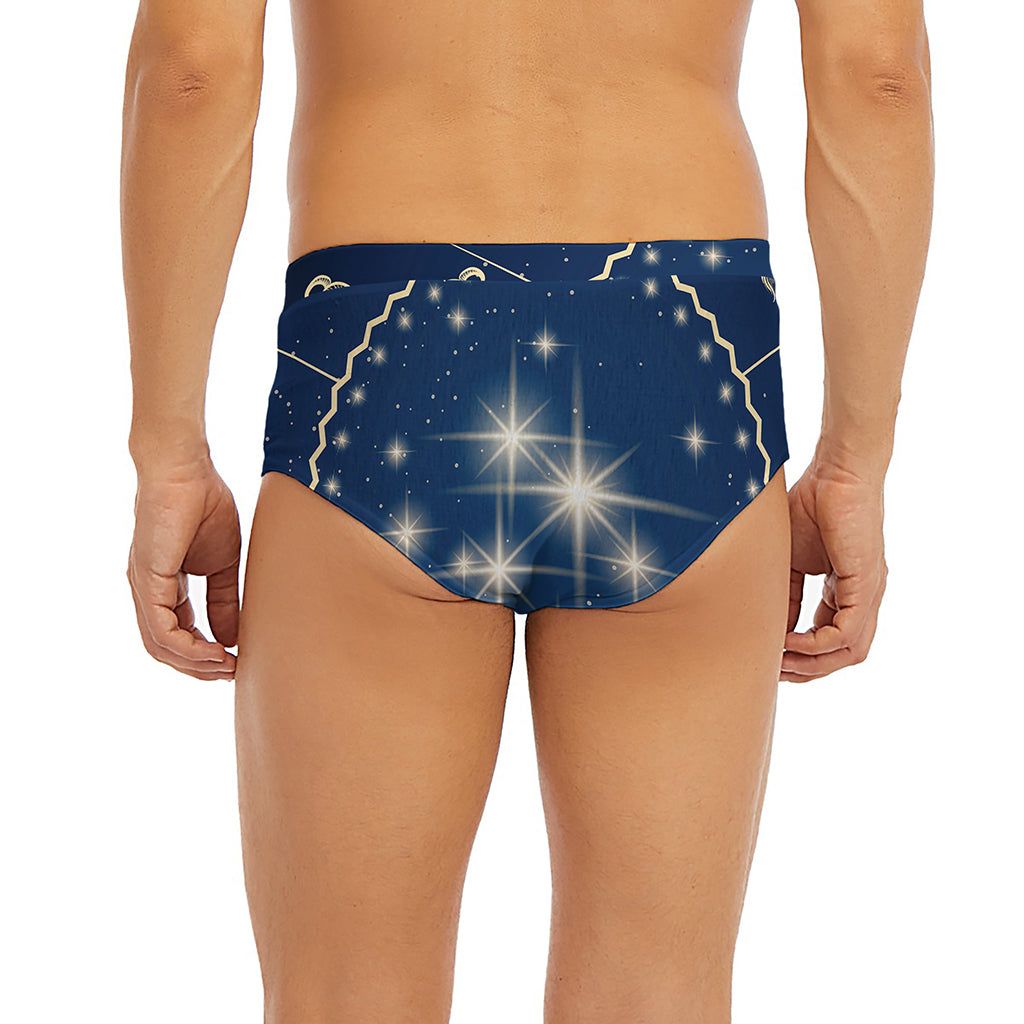 Zodiac Astrology Symbols Print Men's Briefs