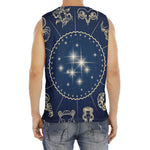 Zodiac Astrology Symbols Print Men's Fitness Tank Top