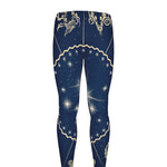 Zodiac Astrology Symbols Print Men's leggings