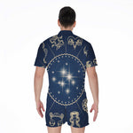 Zodiac Astrology Symbols Print Men's Rompers
