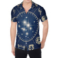 Zodiac Astrology Symbols Print Men's Shirt