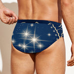 Zodiac Astrology Symbols Print Men's Swim Briefs