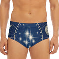 Zodiac Astrology Symbols Print Men's Triangle Swim Briefs