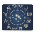 Zodiac Astrology Symbols Print Mouse Pad
