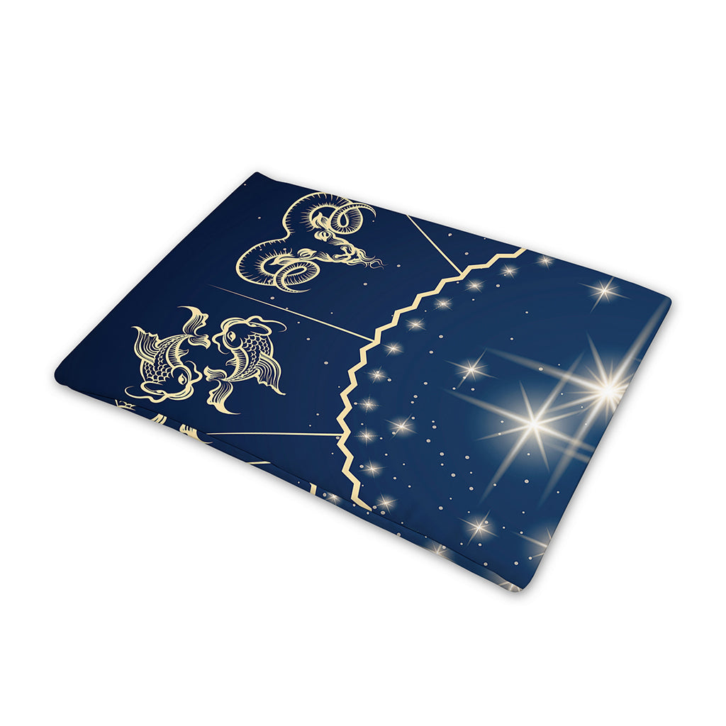 Zodiac Astrology Symbols Print Pet Cooling Mat Cover