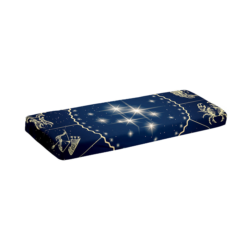 Zodiac Astrology Symbols Print Piano Keyboard Cover