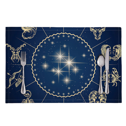 Zodiac Astrology Symbols Print Placemat