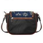 Zodiac Astrology Symbols Print Saddle Bag
