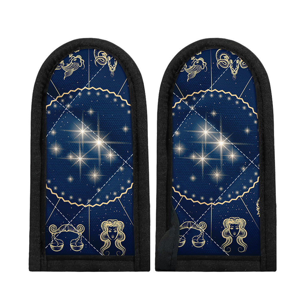 Zodiac Astrology Symbols Print Skillet Handle Cover