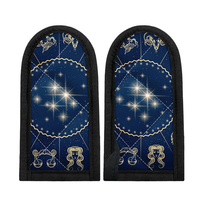 Zodiac Astrology Symbols Print Skillet Handle Cover