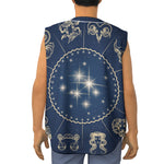 Zodiac Astrology Symbols Print Sleeveless Baseball Jersey