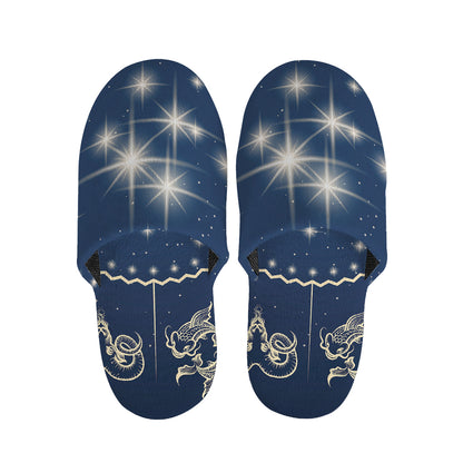 Zodiac Astrology Symbols Print Slippers