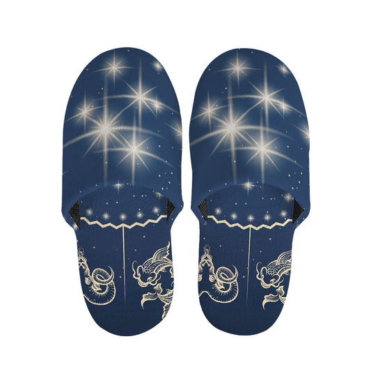 Zodiac Astrology Symbols Print Slippers