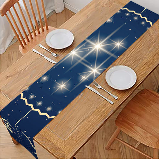 Zodiac Astrology Symbols Print Table Runner