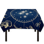 Zodiac Astrology Symbols Print Tablecloth
