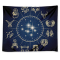 Zodiac Astrology Symbols Print Tapestry