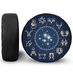 Zodiac Astrology Symbols Print Tire Cover
