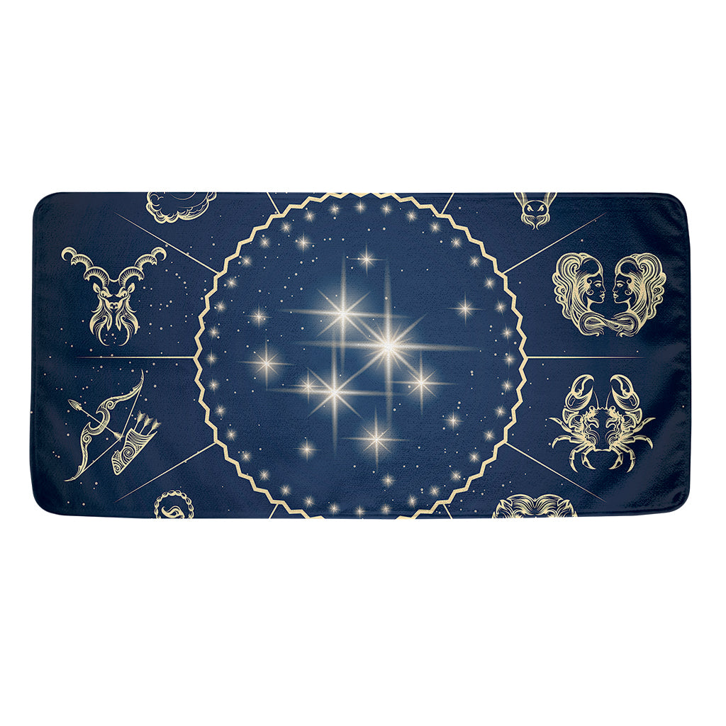 Zodiac Astrology Symbols Print Towel