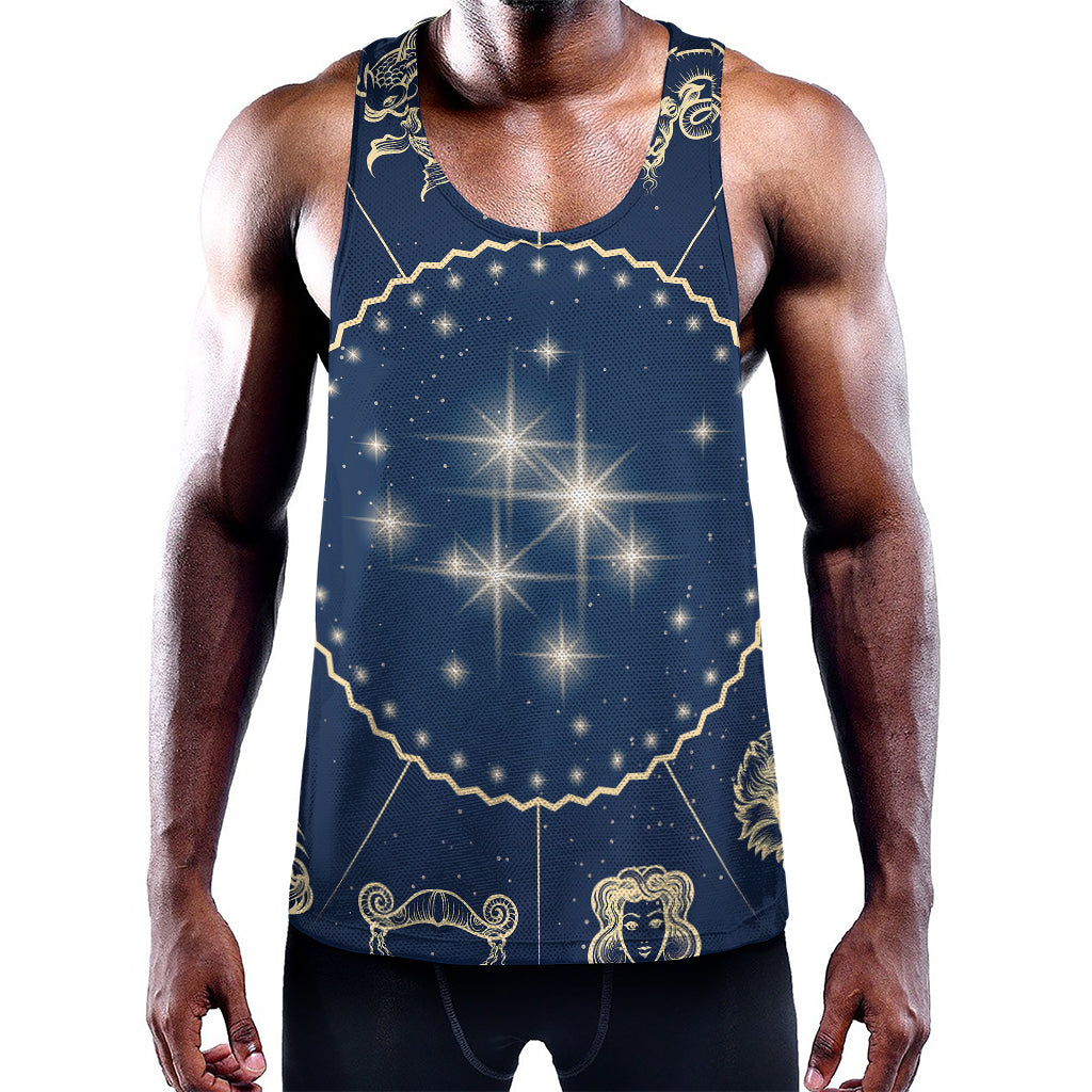 Zodiac Astrology Symbols Print Training Tank Top