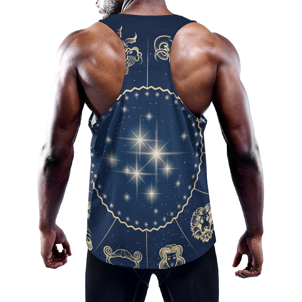 Zodiac Astrology Symbols Print Training Tank Top