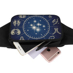 Zodiac Astrology Symbols Print Waist Bag