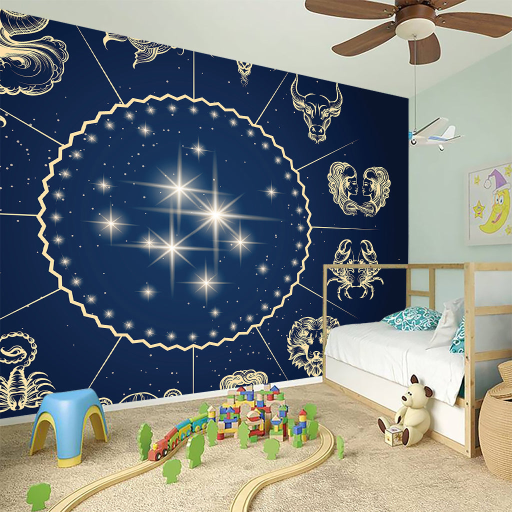 Zodiac Astrology Symbols Print Wall Sticker
