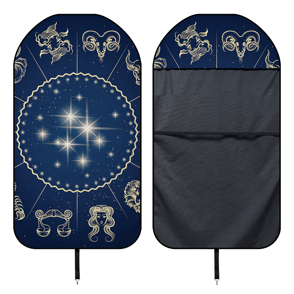 Zodiac Astrology Symbols Print Waterproof Car Seat Cover