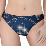 Zodiac Astrology Symbols Print Women's Thong