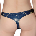 Zodiac Astrology Symbols Print Women's Thong