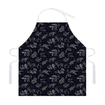 Zodiac Constellation Pattern Print Adjustable Apron