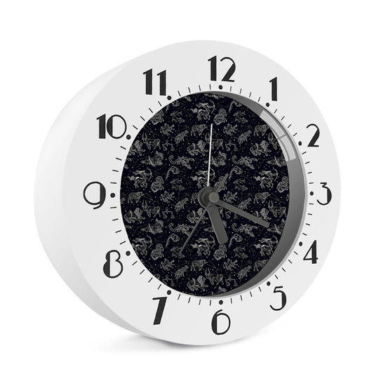 Zodiac Constellation Pattern Print Alarm Clock