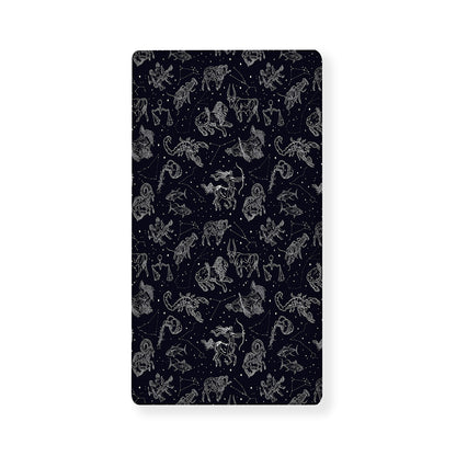 Zodiac Constellation Pattern Print Baby Crib Sheet