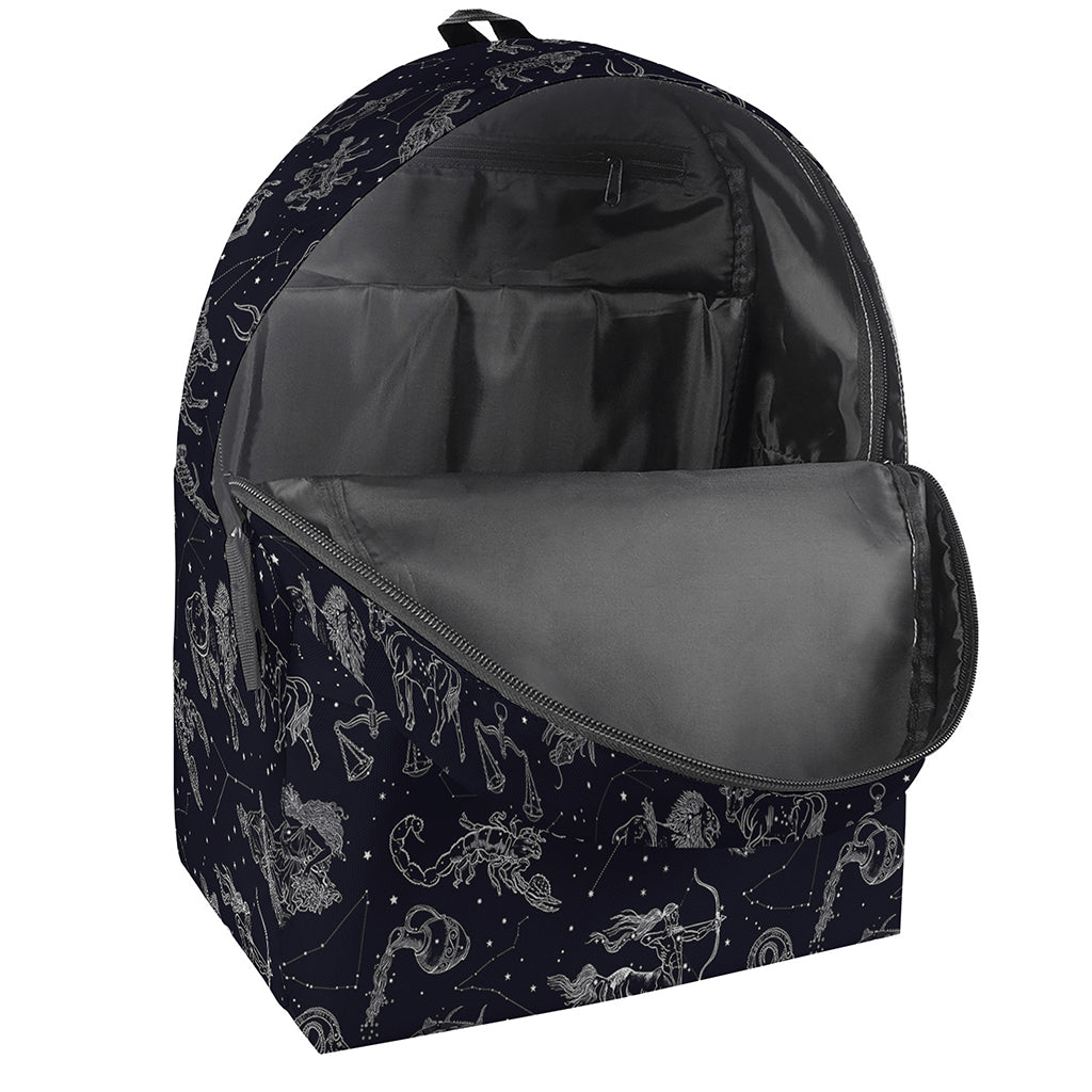 Zodiac Constellation Pattern Print Backpack