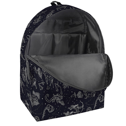 Zodiac Constellation Pattern Print Backpack
