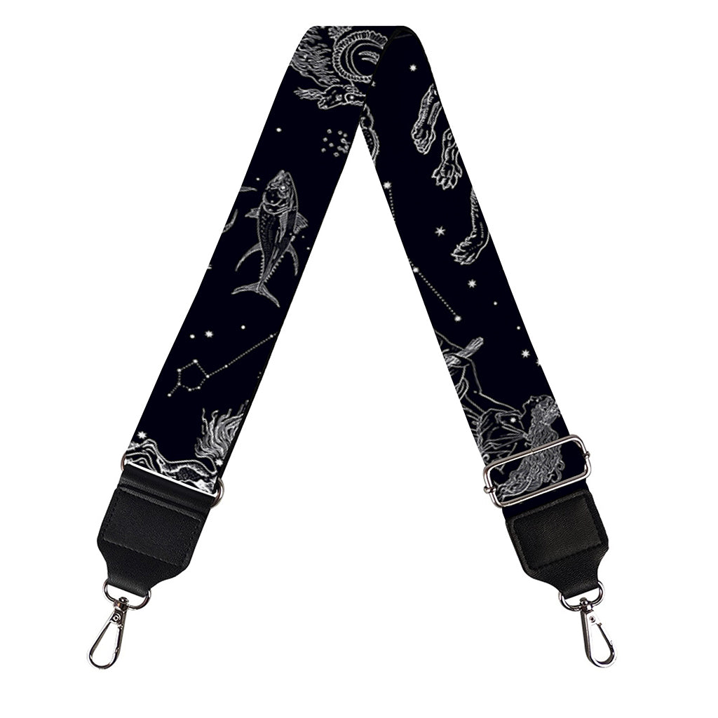 Zodiac Constellation Pattern Print Bag Strap