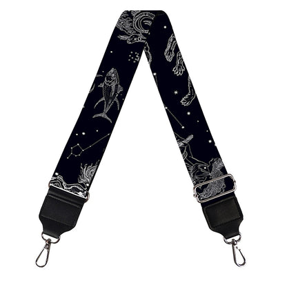 Zodiac Constellation Pattern Print Bag Strap