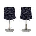 Zodiac Constellation Pattern Print Bar Stool Covers