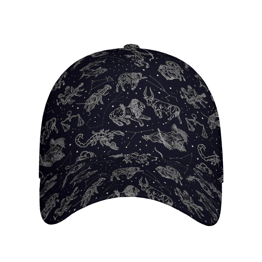 Zodiac Constellation Pattern Print Baseball Cap