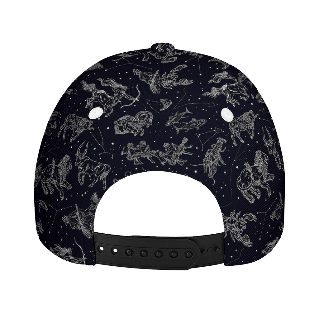 Zodiac Constellation Pattern Print Baseball Cap