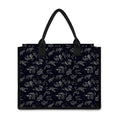 Zodiac Constellation Pattern Print Canvas Tote Bag