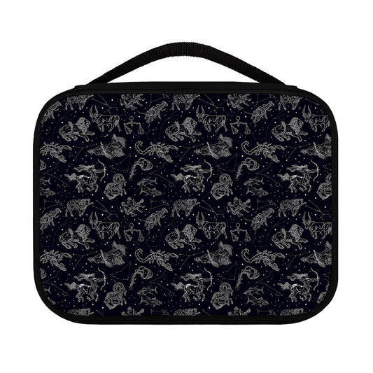 Zodiac Constellation Pattern Print Classic Bible Case