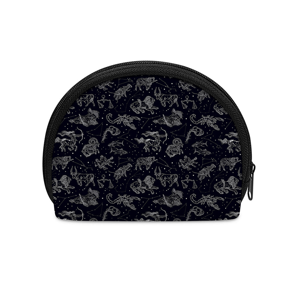 Zodiac Constellation Pattern Print Coin Purse