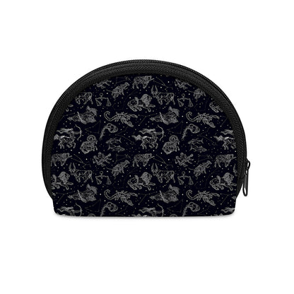 Zodiac Constellation Pattern Print Coin Purse
