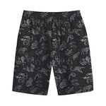 Zodiac Constellation Pattern Print Cotton Shorts