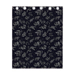 Zodiac Constellation Pattern Print Curtain