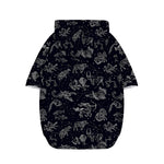 Zodiac Constellation Pattern Print Dog Zip Up Hoodie