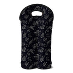 Zodiac Constellation Pattern Print Double Neoprene Wine Tote