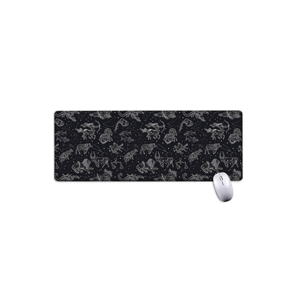 Zodiac Constellation Pattern Print Extended Mouse Pad