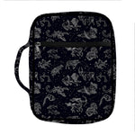Zodiac Constellation Pattern Print Front Pocket Bible Bag