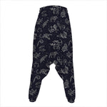 Zodiac Constellation Pattern Print Hammer Pants